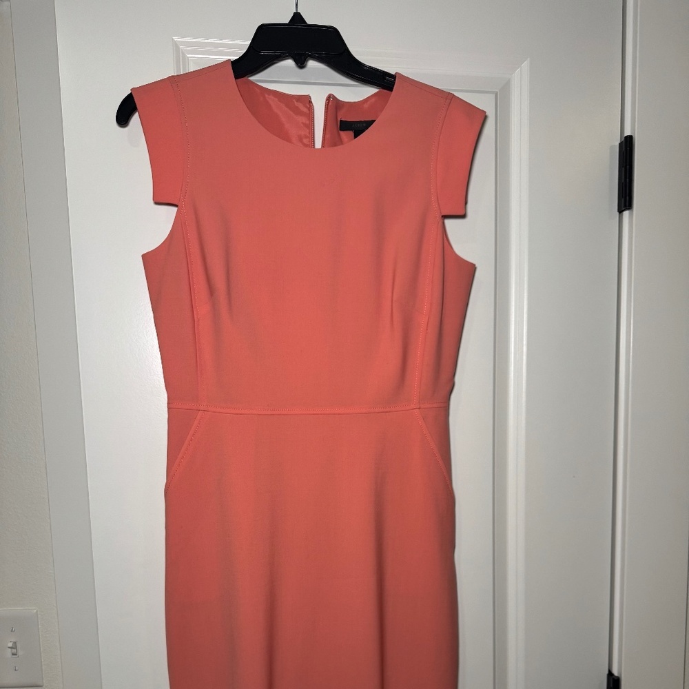 J.Crew shift dress in Coral Size 4